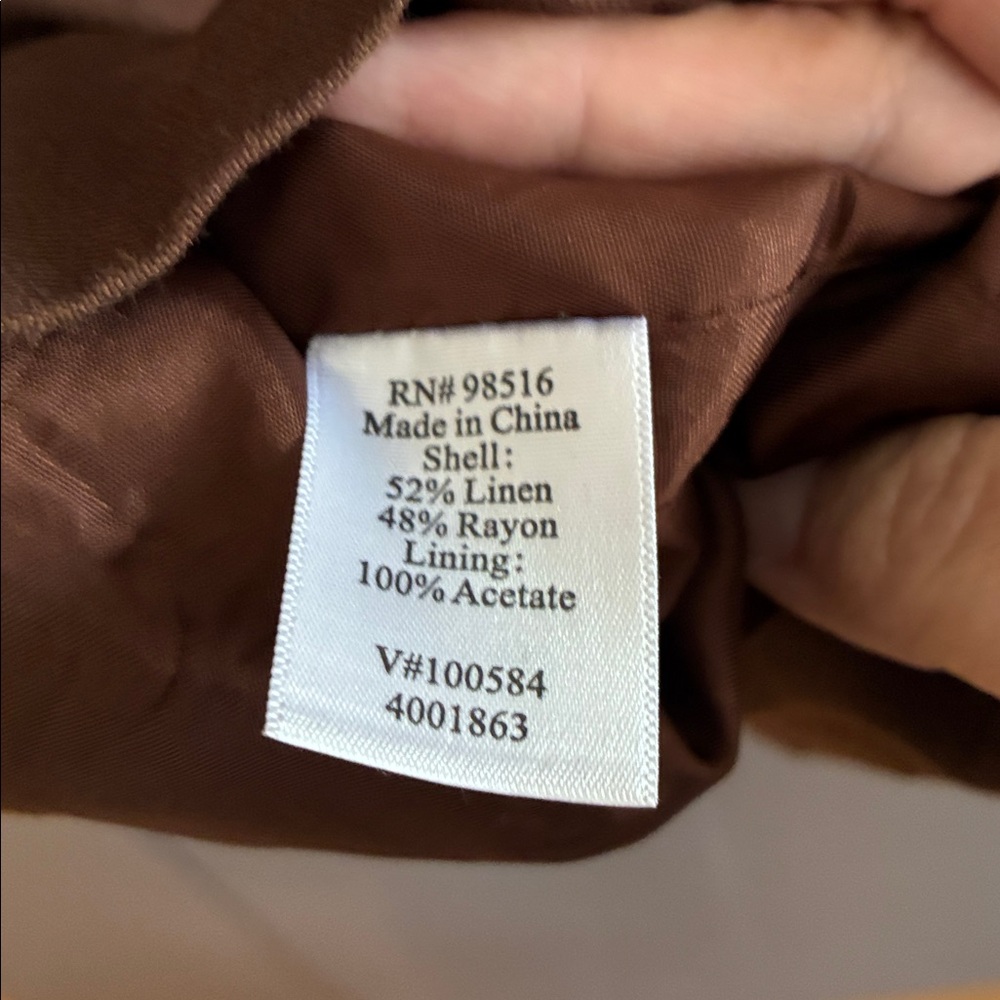 Coldwater Creek lined vest—vintage - Picture 4 of 8